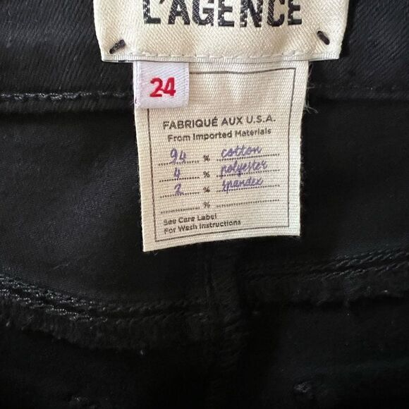 L'Agence Sabine High Rise Skinny Jeans Size 24 - Picture 10 of 10
